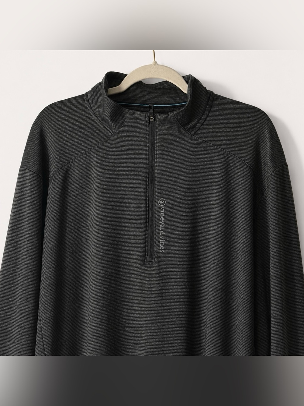 Vineyard Vines OTG On-The-Go Sankaty Quarter-Zip Pullover Gray 3XB Big - Picture 1 of 7